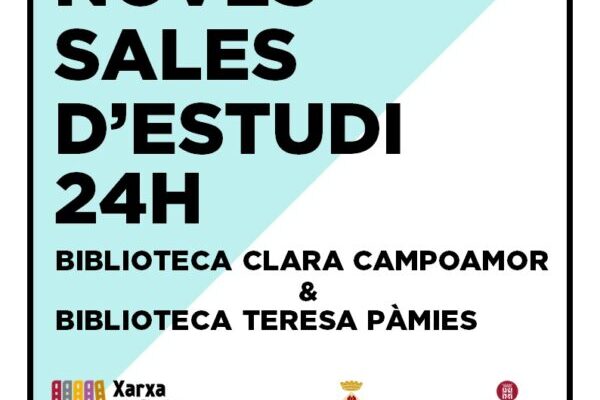 Noves sales d'estudi 24 h