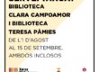 Clara Campoamor i Teresa Pàmies tancades de l’1 d’agost al 15 de setembre, ambdós inclosos